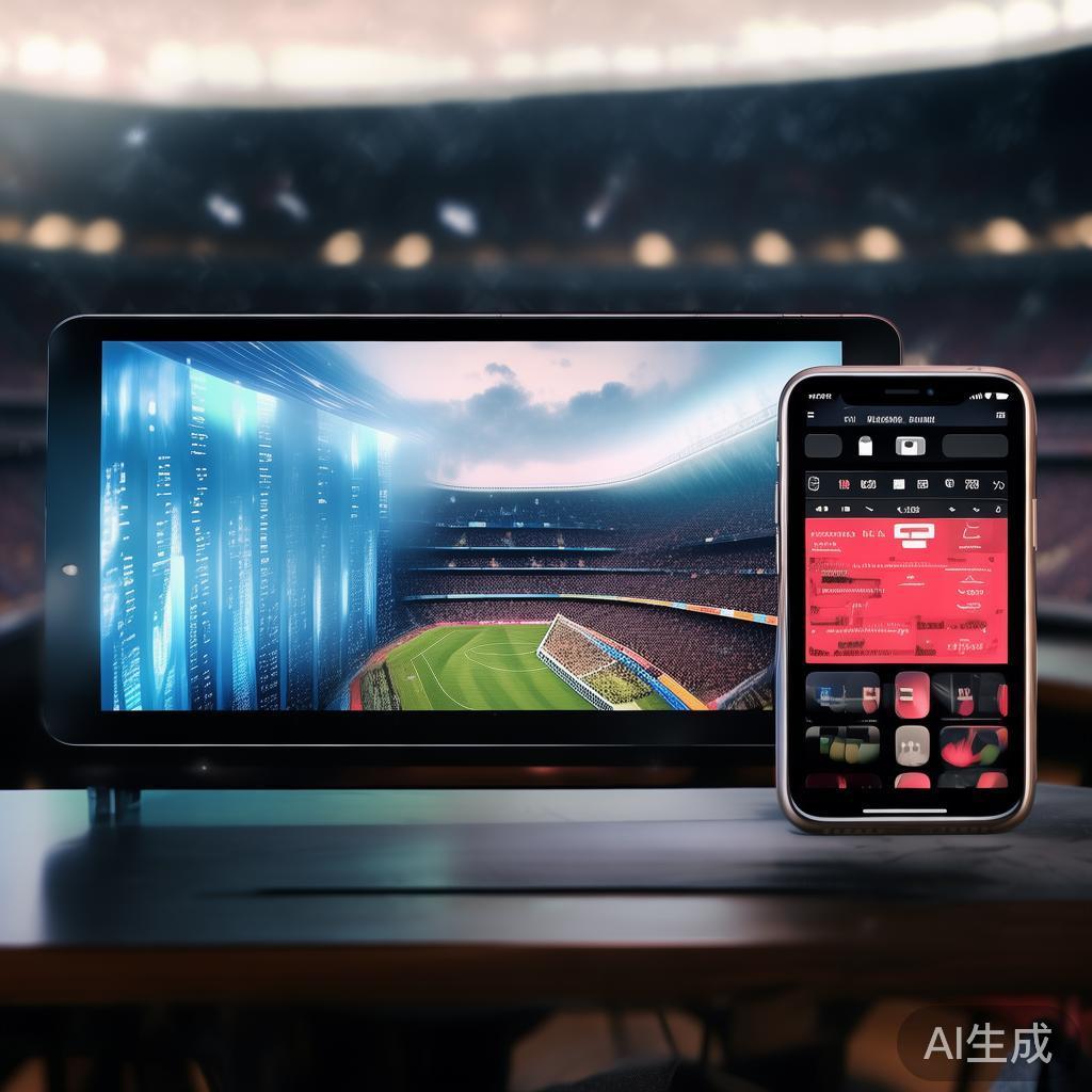 在使用顶盛体育直播app观看足球赛事时，设备的选择