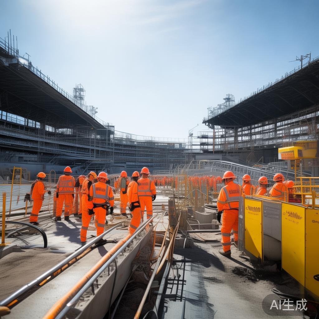 在体育场馆建设阶段，顶盛体育严把施工安全关。施工现